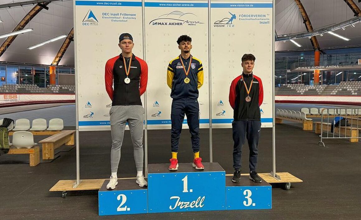 Patinaj viteză: Eduard Niţu, triplu vicecampion naţional la Sprint Seniori!