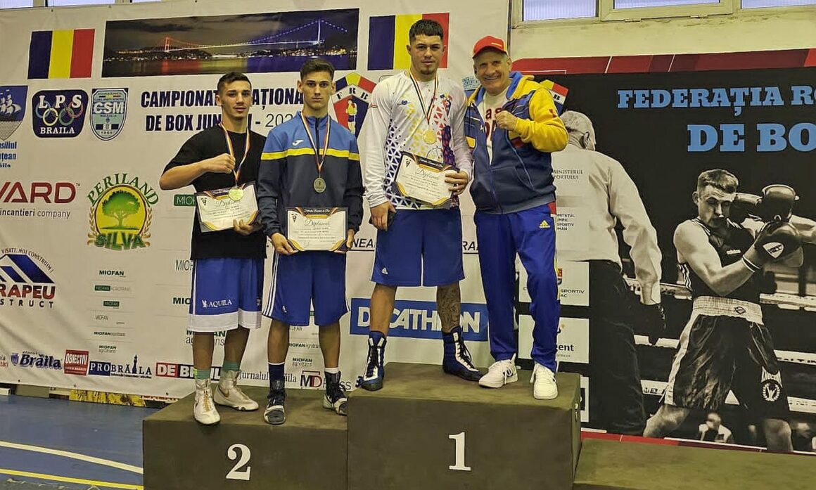 Boxerul Iulian Dumitrescu, campion naţional de seniori al categoriei „92 kg”!