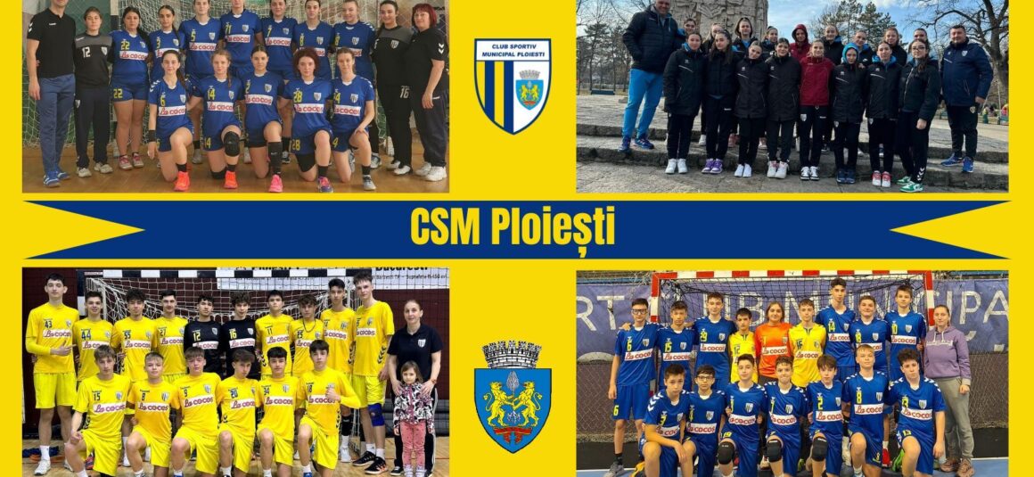 Weekend cu patru victorii şi o înfrângere pentru echipele de handbal juniori ale CSM Ploieşti!