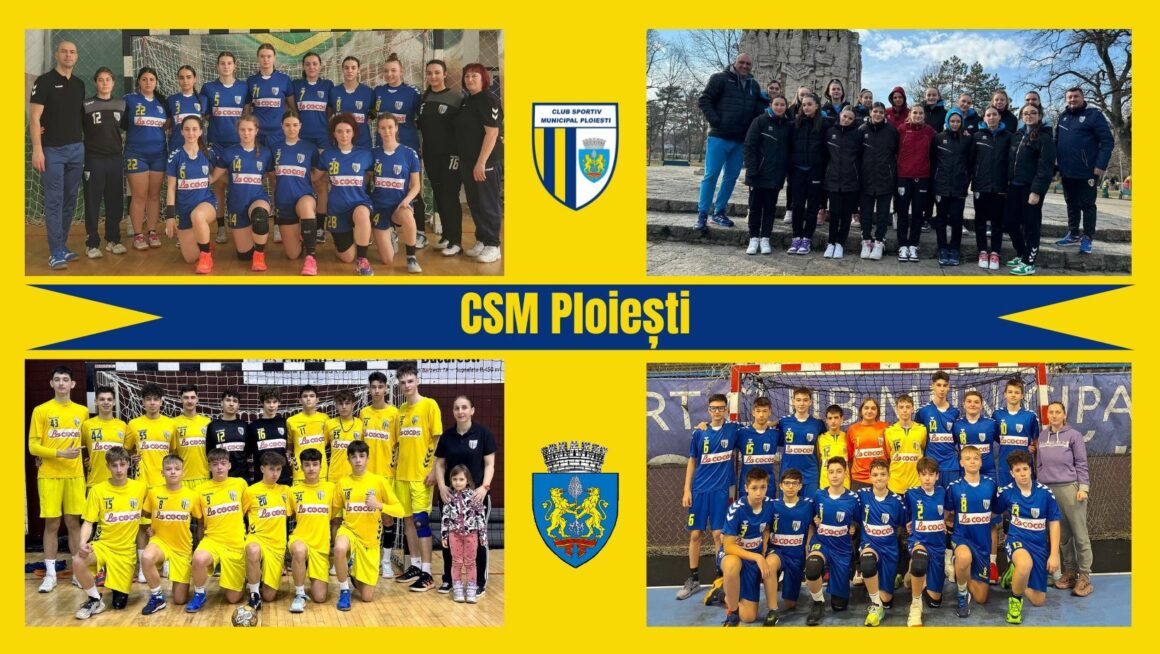 Weekend cu patru victorii şi o înfrângere pentru echipele de handbal juniori ale CSM Ploieşti!