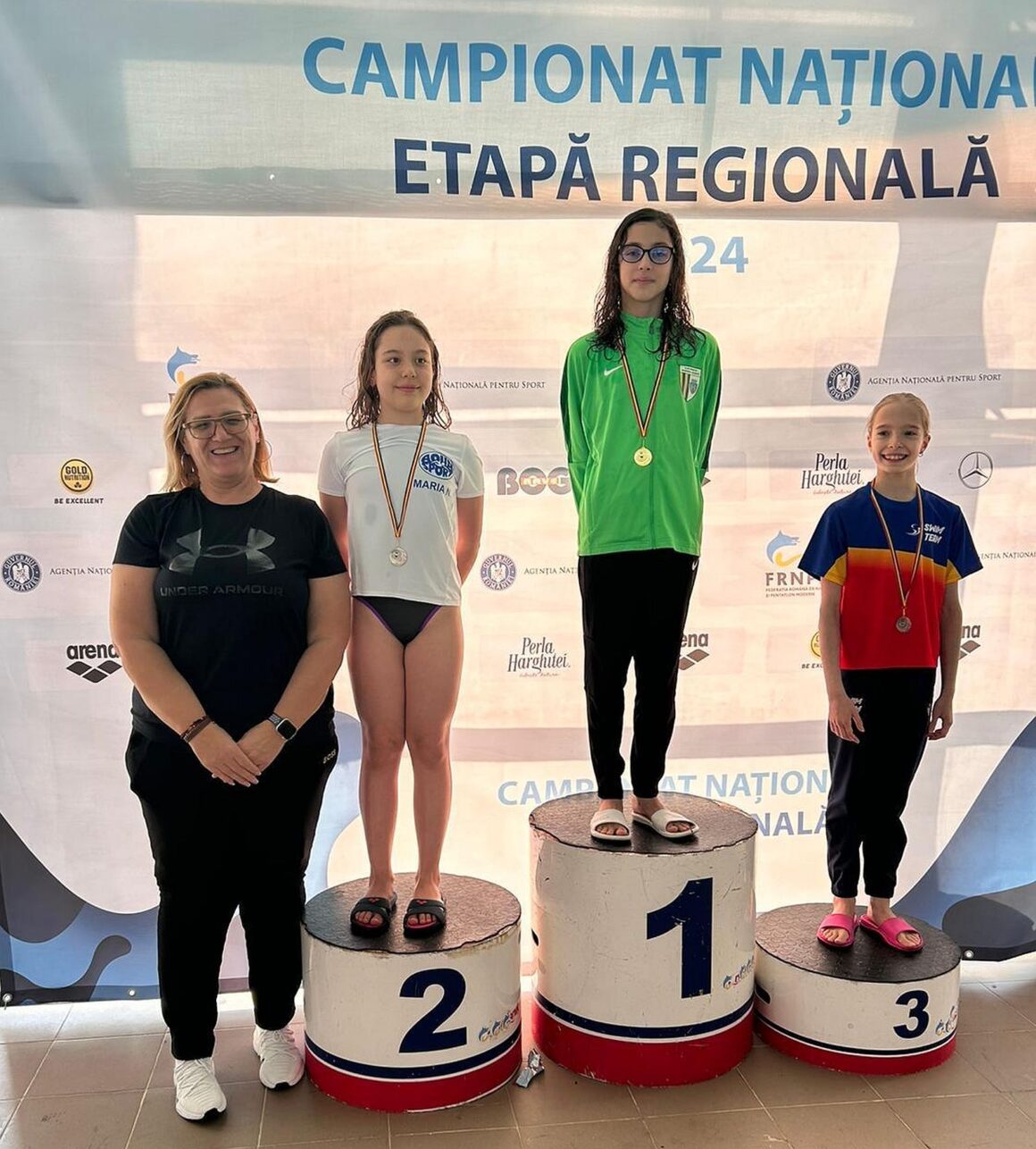 Nataţie: Alexandra Dosaru, 3 medalii la Etapa Regională a Campionatelor Naţionale „10-11 ani”!