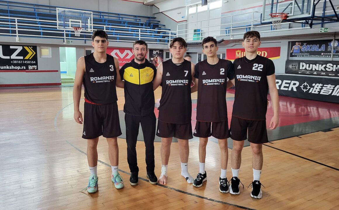 Baschet: echipa naţională „U16” a României, bilanţ echilibrat în Turneul de la Belgrad!