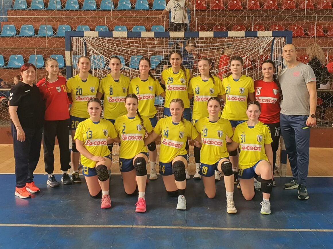 Echipa de handbal junioare 2, victorie mare obţinută astăzi la Lucian Bute Galaţi!