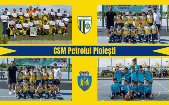 Cinci echipe ale CSM Petrolul Ploieşti, prezente la Campionatul Regional de Minibaschet şi Babybaschet!
