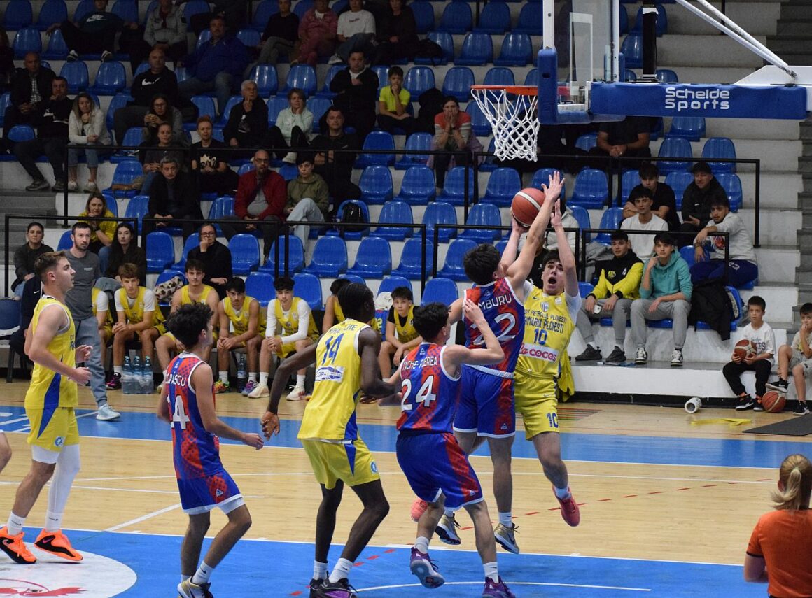 CSM CSŞ BBA Petrolul Ploieşti „U18”, succes lejer, în „Olimpia”, cu Atom Bucureşti: 84-57!