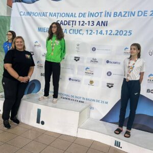 Alexandra Dosaru, dublă campioană naţională de cadeţi, cu nou record naţional, la Miercurea Ciuc!