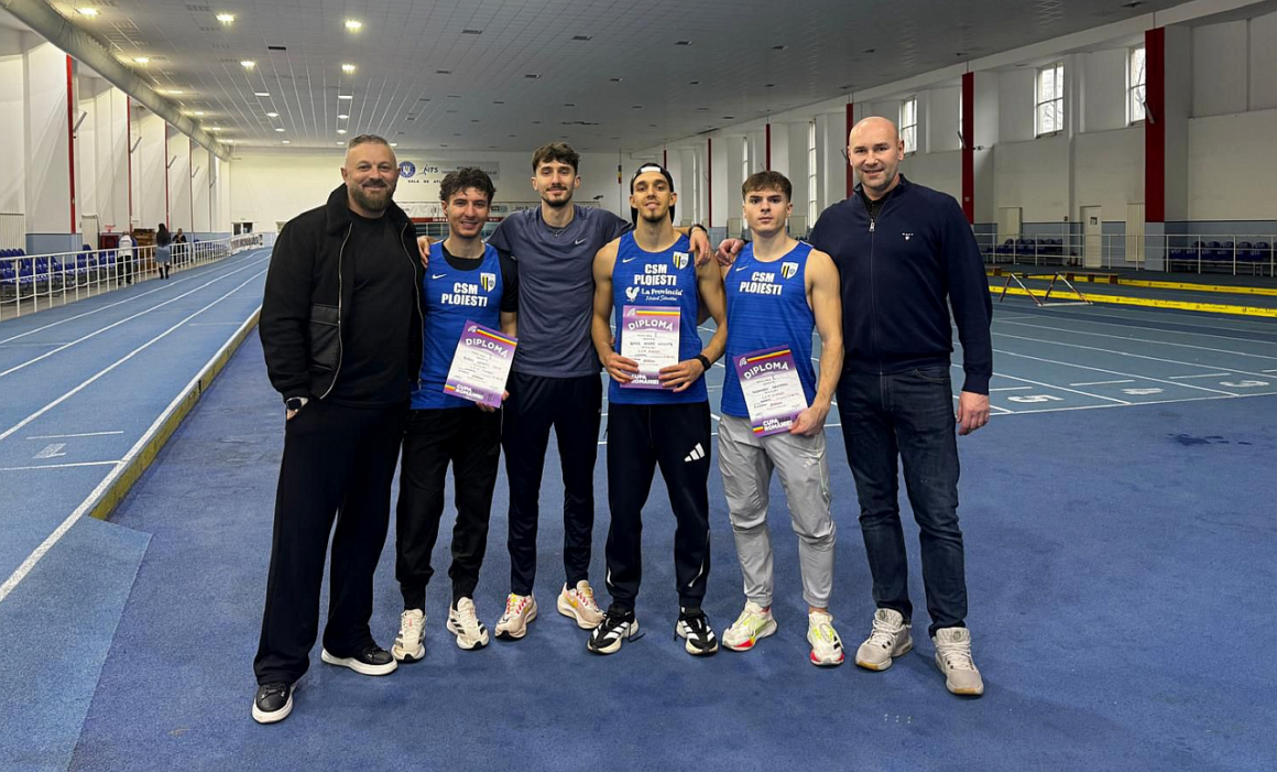 Atleţii de la CSM Ploieşti, o medalie de aur şi 3 de argint la Cupa României de Sală pentru Seniori! Atleţii de la CSM Ploieşti, o medalie de aur şi 3 de argint la Cupa României de Sală pentru Seniori!
