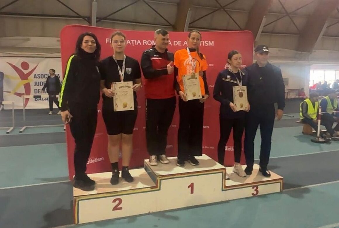 Atletism: Daria Popescu, vicecampioană naţională „U16” la „aruncarea greutăţii”!
