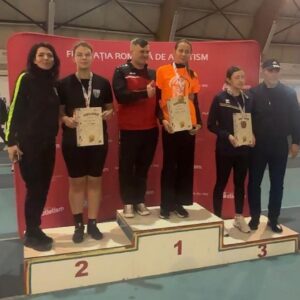 Atletism: Daria Popescu, vicecampioană naţională „U16” la „aruncarea greutăţii”!