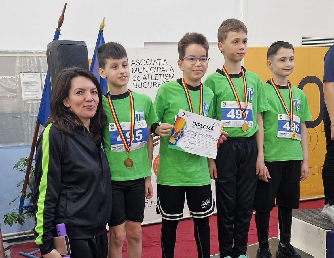 Locul al 2-lea pentru ştafeta de 4×100 metri a CSM Ploieşti la „Cupa Municipiului Bucureşti”!