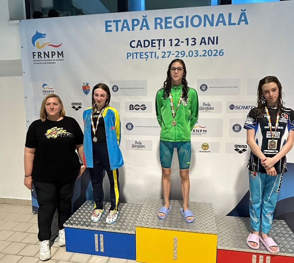 Alexandra Dosaru, aur şi bronz la Etapa Regională a Campionatului Naţional de Cadeţi, de la Piteşti!