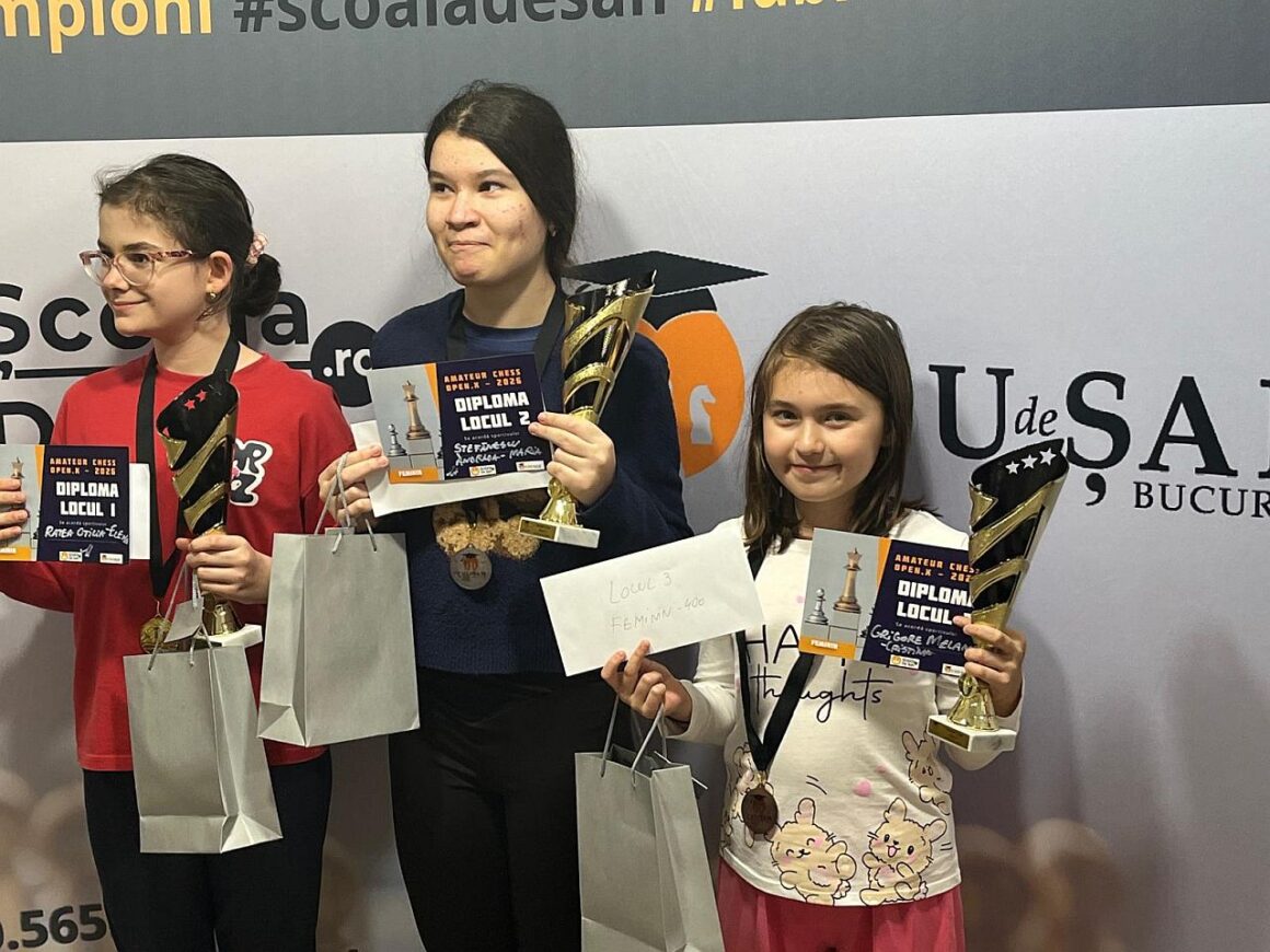 Weekend cu 4 medalii pentru sportivii secţiei de şah a CSM Ploieşti!
