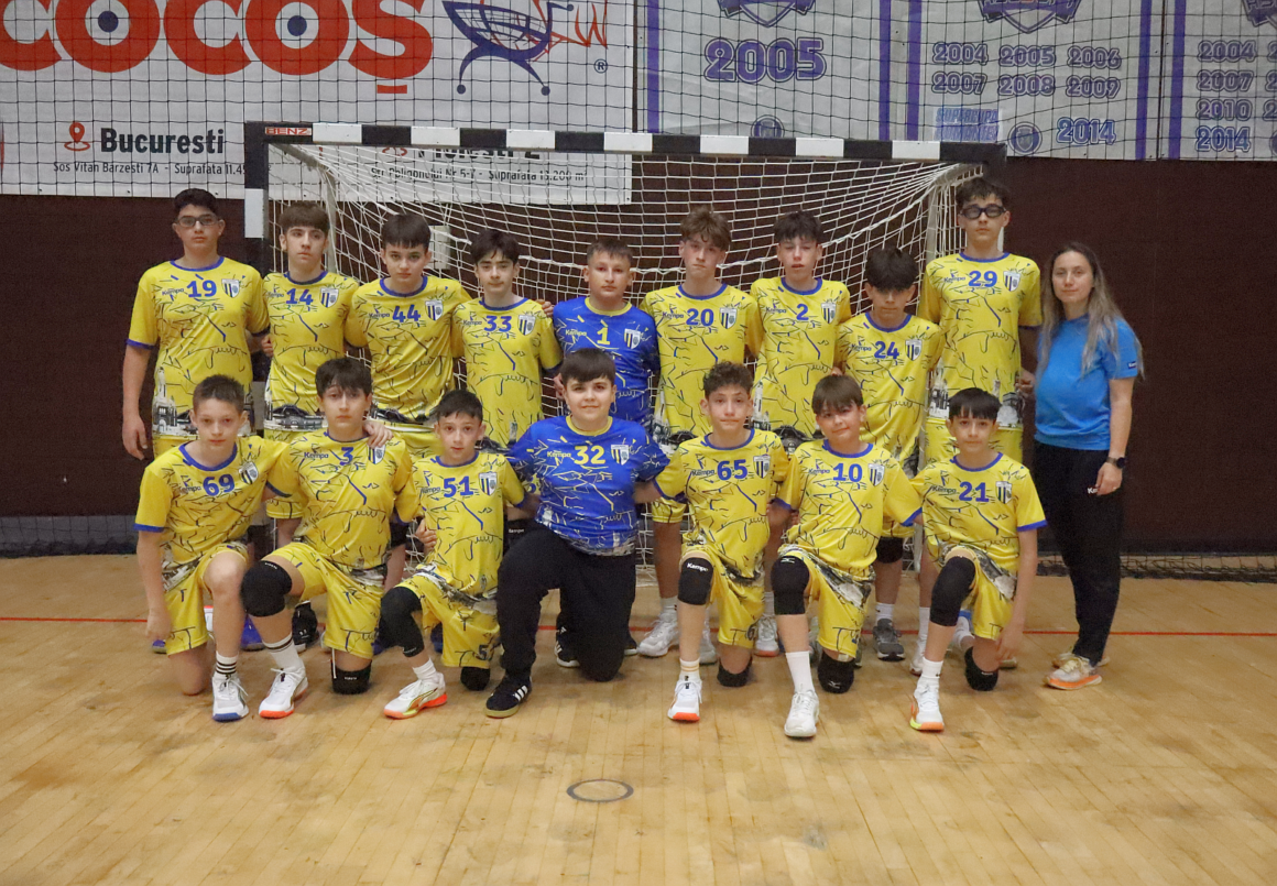 Echipa de handbal juniori 3 încheie sezonul pe locul al 4-lea al Seriei C Geografice