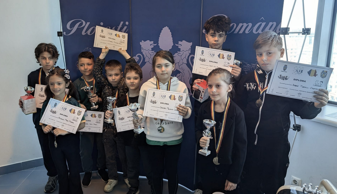 Weekend cu 8 medalii pentru sportivii secţiei de şah a CSM Ploieşti!
