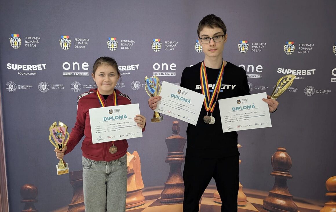 4 medalii pentru şahiştii clubului la Campionatele Naţionale ale României pentru Copii şi Juniori! 4 medalii pentru şahiştii clubului la Campionatele Naţionale ale României pentru Copii şi Juniori!