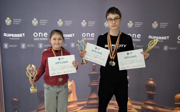 4 medalii pentru şahiştii clubului la Campionatele Naţionale ale României pentru Copii şi Juniori!