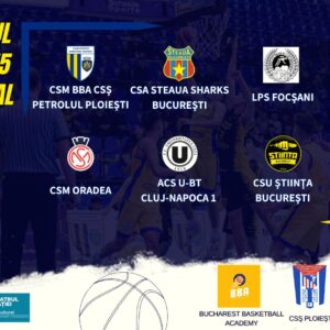 CSM BBA CSŞ Petrolul Ploieşti luptă, de mâine, în „Olimpia” pentru titlul naţional la „U15”!