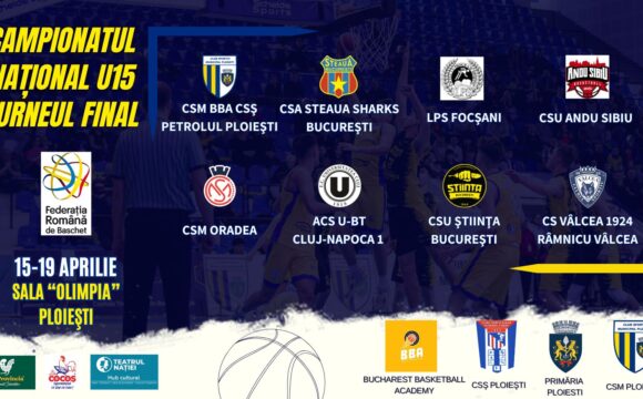 CSM BBA CSŞ Petrolul Ploieşti luptă, de mâine, în „Olimpia” pentru titlul naţional la „U15”!