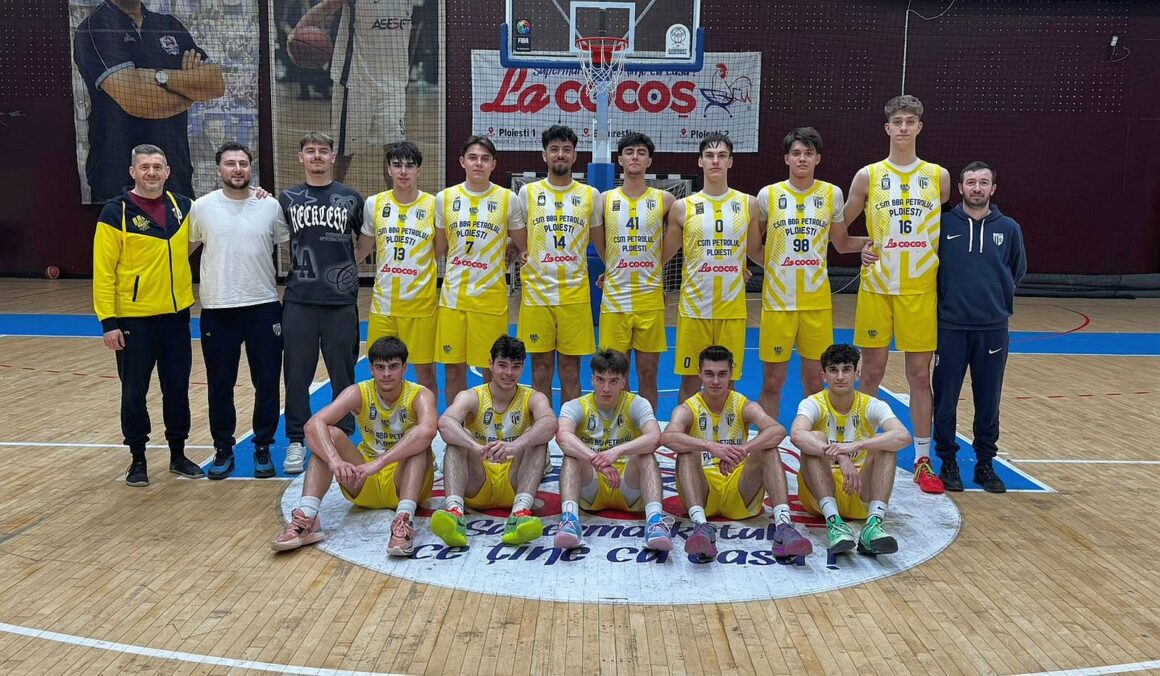 CSM CSŞ BBA Petrolul Ploieşti U20 încheie Sezonul Regulat cu un succes lejer: 101-69 cu CS Vâlcea!