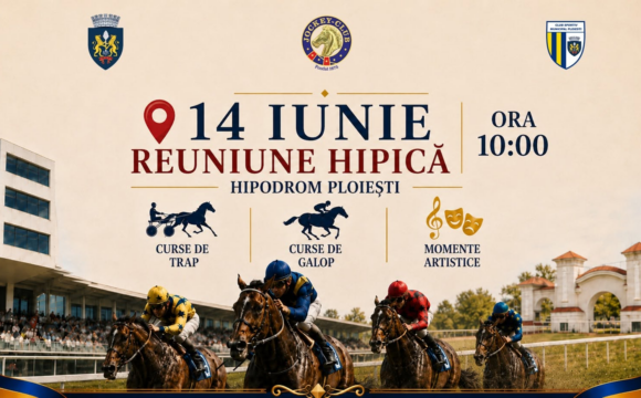 Reuniune cu 8 curse de trap şi galop, duminică, pe Hipodromul Ploieşti!