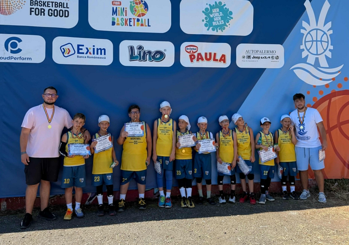 Cei mai mici baschetbalişti ai clubului au participat la Competiția Sportivă Națională de BabyBaschet!