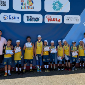 Cei mai mici baschetbalişti ai clubului au participat la Competiția Sportivă Națională de BabyBaschet!
