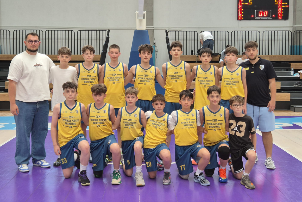 CSM BBA Petrolul Ploieşti „U13” a încheiat sezonul pe poziţia a 10-a a clasamentului