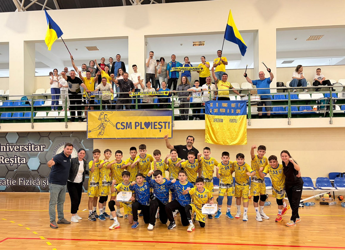Echipa de handbal juniori 4 a CSM Ploieşti încheie sezonul pe poziţia a 5-a a clasamentului!