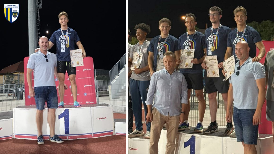 Două titluri de campioni naţionali pentru atleţii de la CSM Ploieşti: Cristi Roiban şi ştafeta de 4×100 metri!