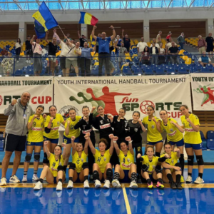 Echipa de handbal junioare 2, pe locul al 3-lea la FunSports Cup 2026, de la Braşov!