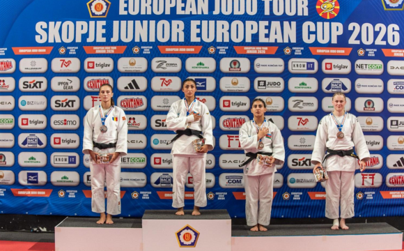 O nouă medalie pentru Vanessa Tolea: argint la Cupa Europeană de Judo pentru Juniori, de la Skopje!