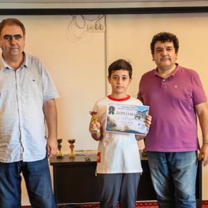Vladimir Boştină, pe podium la „Summer Chess Holiday Festival 2026”, de la Predeal!