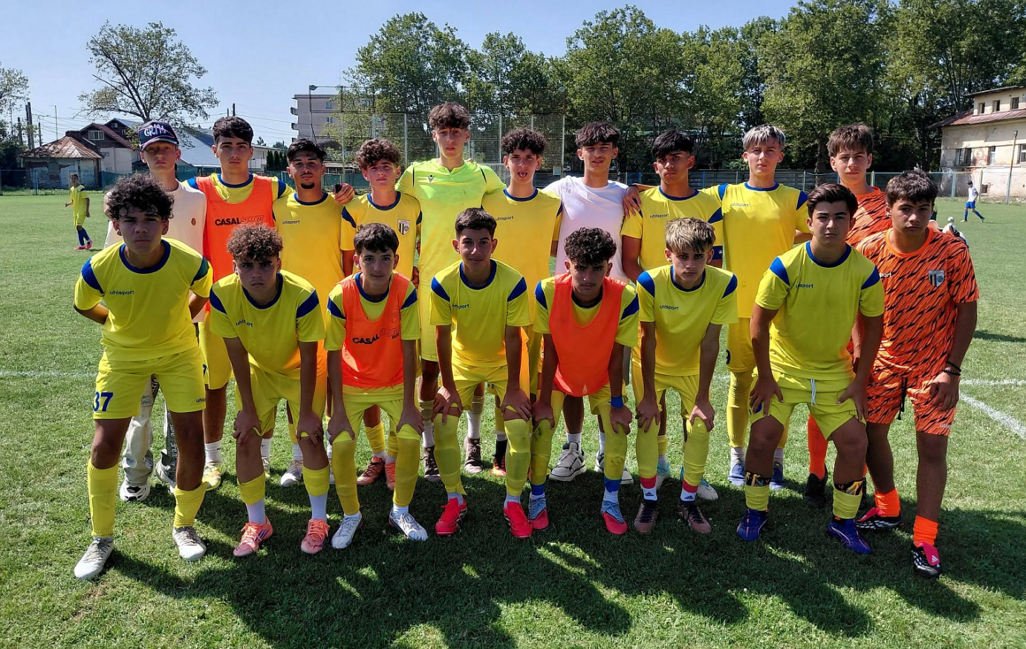 Echipele de fotbal U19 şi U16, punctaj maxim după două etape în Campionatul Naţional!