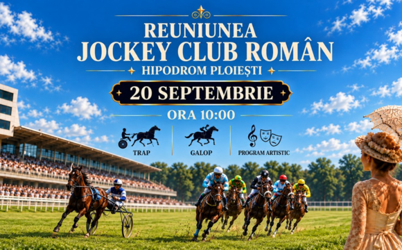 Reuniunea „Jockey Club Român” are loc, duminică, pe Hipodromul Ploieşti!