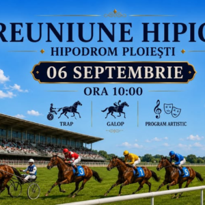 Gata cu vacanţa! Reuniune hipică oficială, duminică, pe Hipodromul Ploieşti!