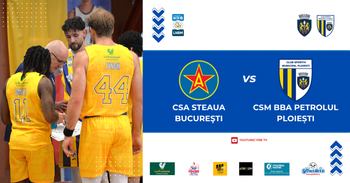 LNBM-BCR: deplasare pe terenul Stelei, mâine seară, pentru CSM BBA Petrolul Ploieşti