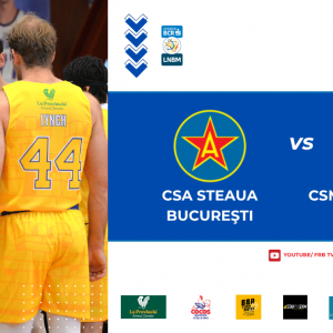 LNBM-BCR: deplasare pe terenul Stelei, mâine seară, pentru CSM BBA Petrolul Ploieşti