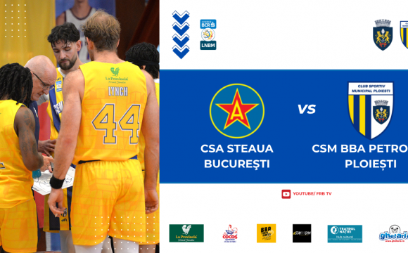 LNBM-BCR: deplasare pe terenul Stelei, mâine seară, pentru CSM BBA Petrolul Ploieşti