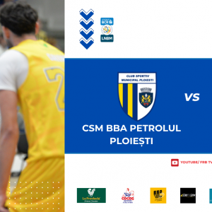 LNBM-BCR: CSM BBA Petrolul Ploieşti – Rapid Bucureşti, mâine seară, în Sala „Olimpia”!