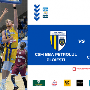 LNBM-BCR: CSM BBA Petrolul Ploieşti – CSM Târgu Mureş, mâine seară, în Sala „Olimpia”!