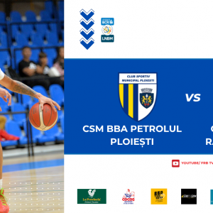 LNBM-BCR: CSM BBA Petrolul Ploieşti – CS Vâlcea se joacă mâine seară în „Arena de Baschet” LNBM-BCR: CSM BBA Petrolul Ploieşti – CS Vâlcea se joacă mâine seară în „Arena de Baschet”