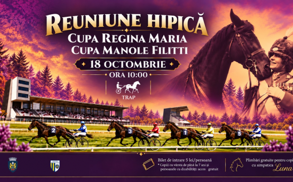 Duminică, Hipodromul Ploieşti găzduieşte Cupa „Regina Maria” şi Cupa „Manole Filitti”, la trap!