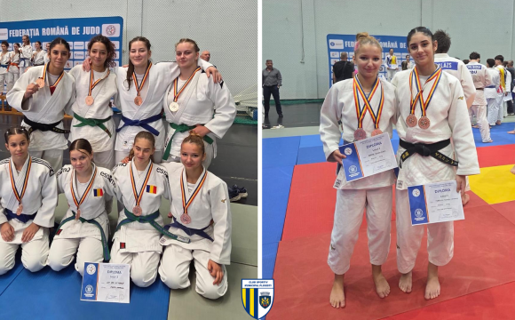 Judoka de la CSM-CFR-CSŞ Ploieşti, 3 medalii de bronz obţinute la Campionatele Naţionale pentru Cadeţi!