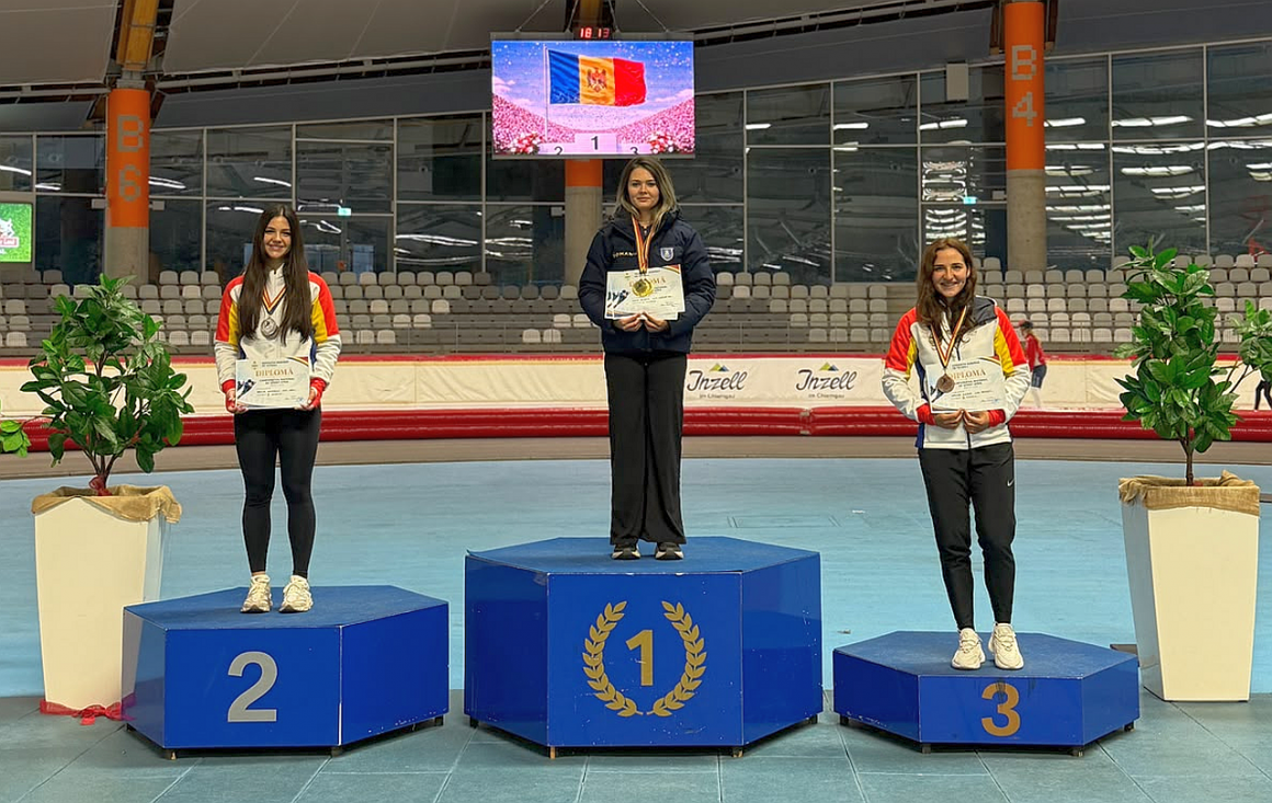 Medalie de bronz pentru patinatoarea Lorena Stănică la Campionatul Naţional de Sprint Seniori Open!